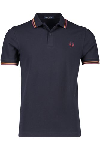 Fred Perry poloshirt navy uni katoen normale fit
