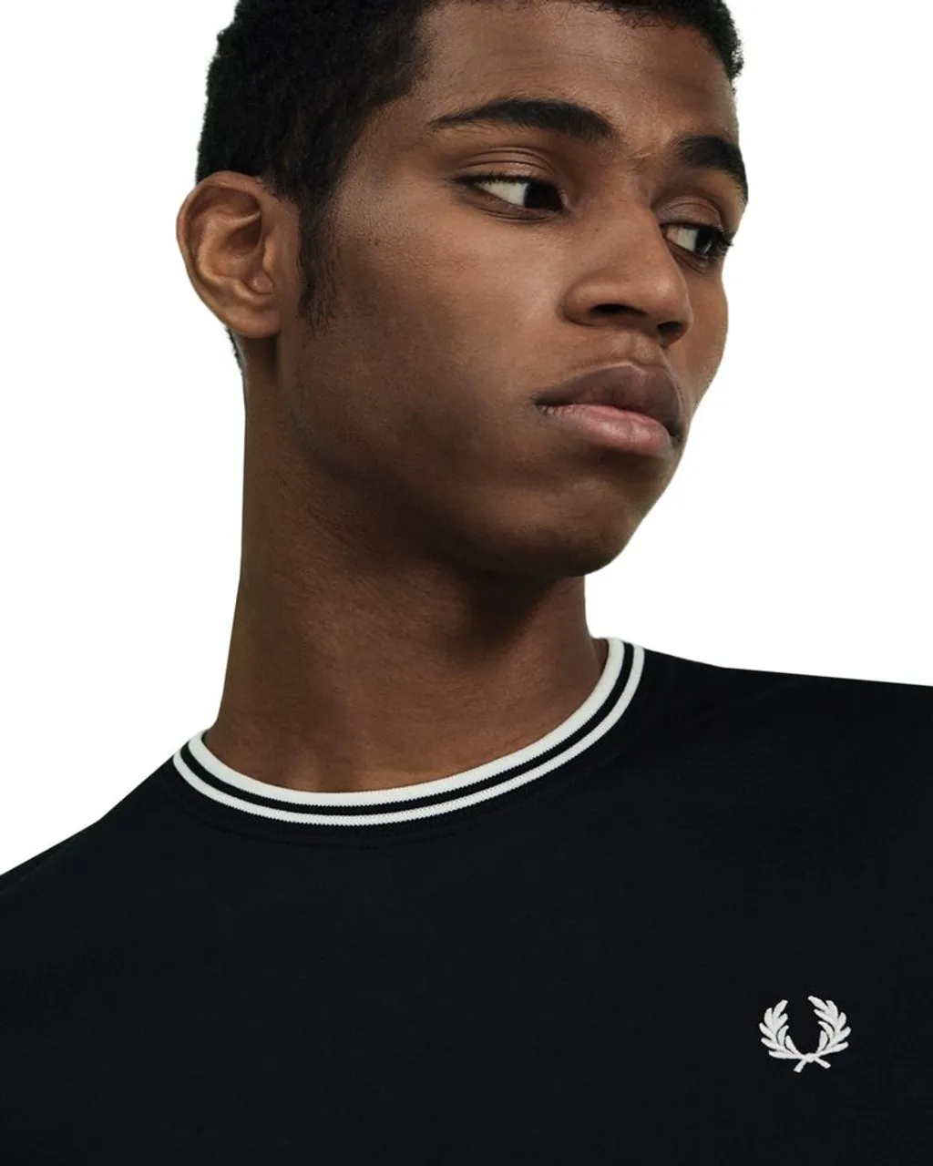 Fred Perry Twin Tipped T-shirt Zwart