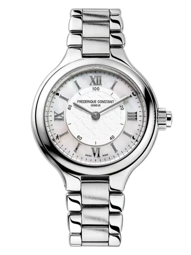 Frédérique Constant Horological Smartwatch FC-281WH3ER6B Horloge - Staal - Zilverkleurig - Ø 34 mm