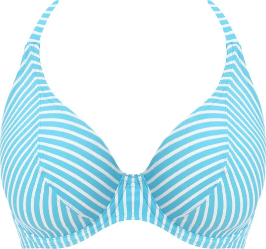 Freya JEWEL COVE UW HALTER BIKINI TOP Dames Bikinitopje - Stripe turquoise