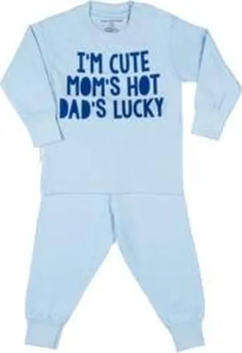Frogs and Dogs Pyjama Cute Hot Lucky blue