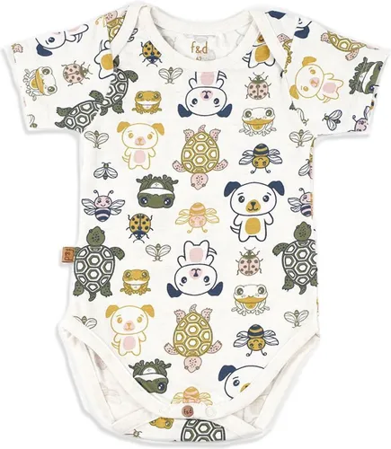 Frogs and Dogs - Romper Friends Off - Wit