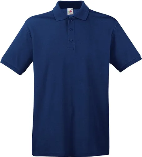 Fruit of the Loom Premium Polo Shirt Blauw M
