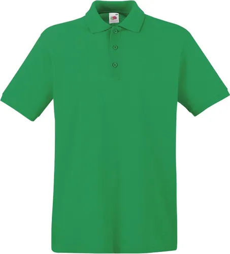 Fruit of the Loom Premium Polo Shirt Kelly Green L