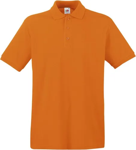 Fruit of the Loom Premium Polo Shirt Oranje L