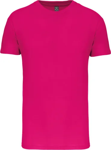 Fuchsia T-shirt met ronde hals merk Kariban