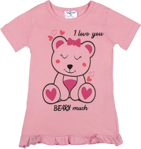 Fun2Wear - Beary nachthemd - Roze
