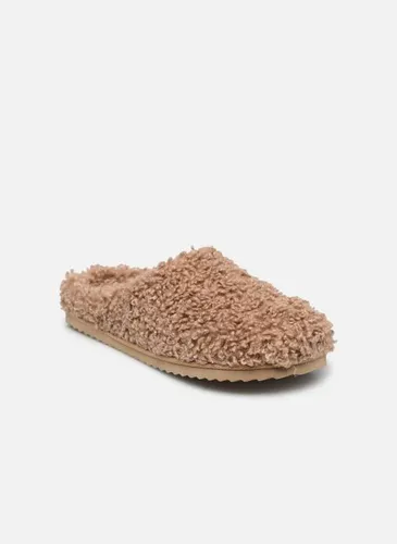 Furry slipper closed toe by Colors of California