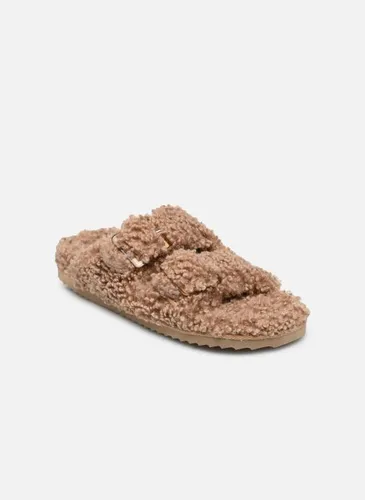 Furry slipper plastic buckle by Colors of California
