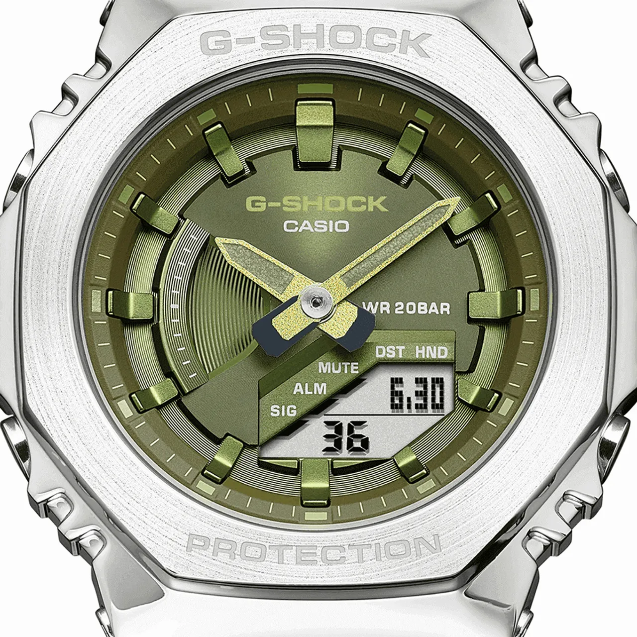 G-Shock G-Metal GM-S2100-3AER Metal Covered - CasiOak Lady Horloge