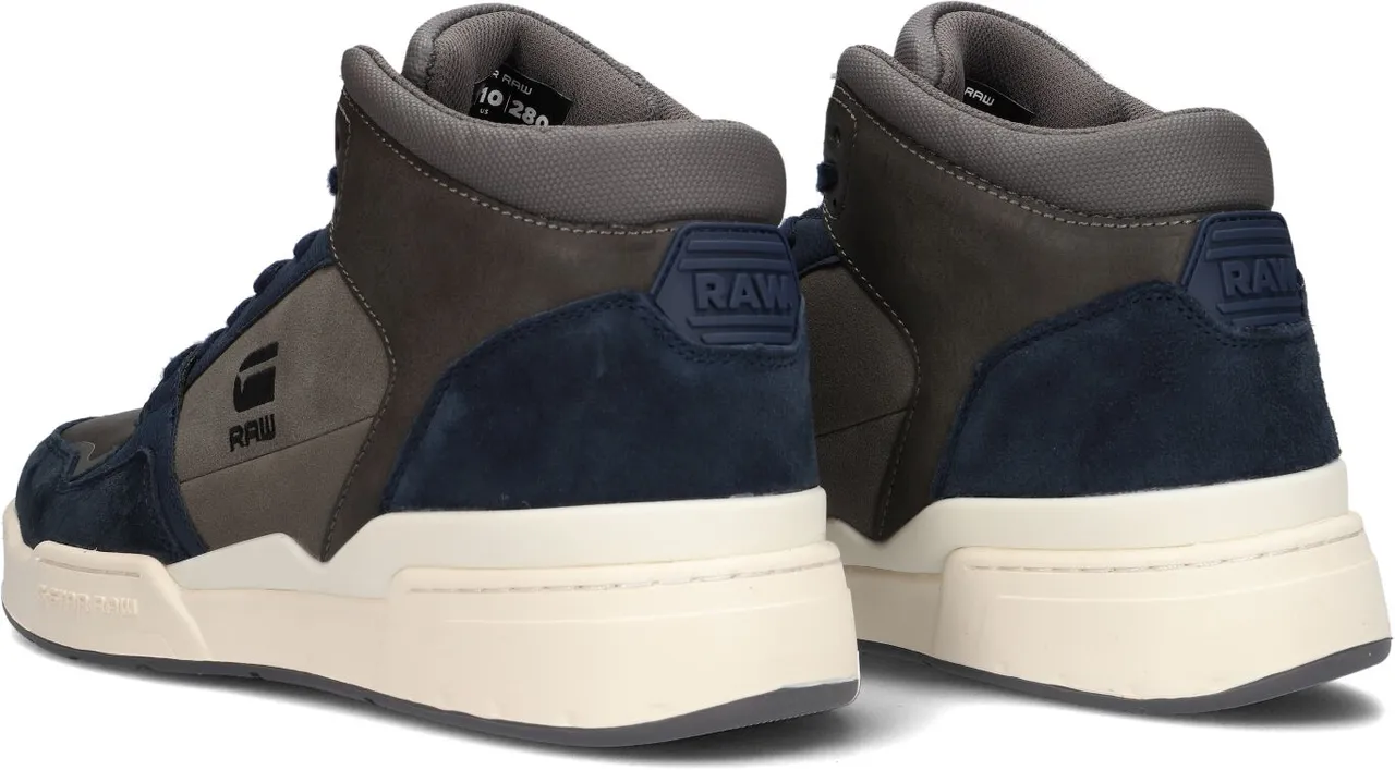 G-STAR RAW Heren Hoge Sneakers Attacc Mid Lay - Blauw