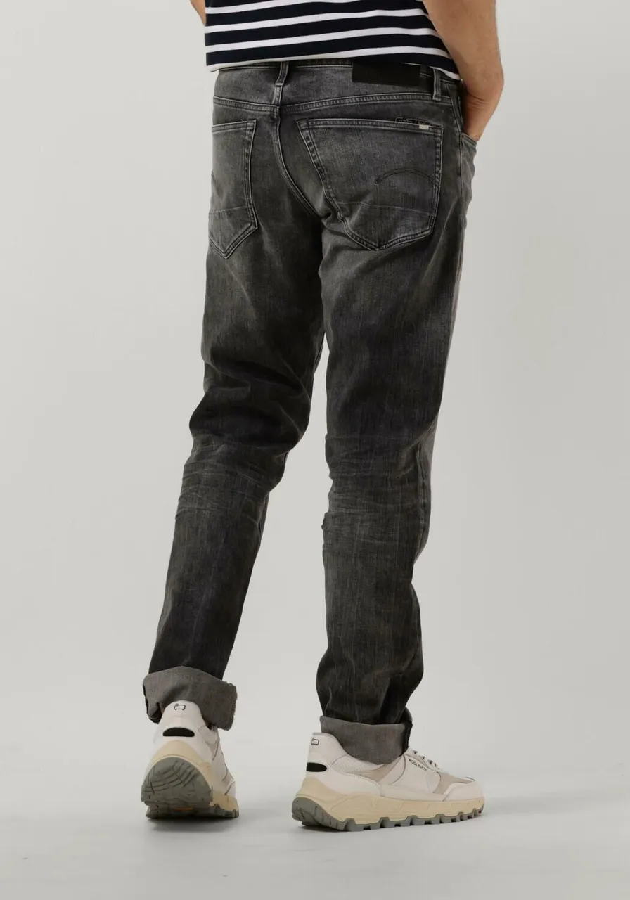 G-STAR RAW Heren Jeans 3301 Regular Tapered - Lichtgrijs