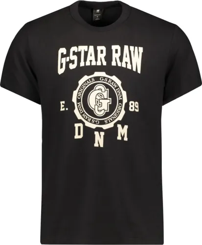 G-Star RAW T-shirt Collegic R T D24447 D593 Dk Black Mannen