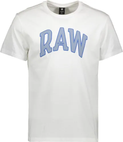 G-Star RAW T-shirt Raw University R T D22831 336 White Mannen