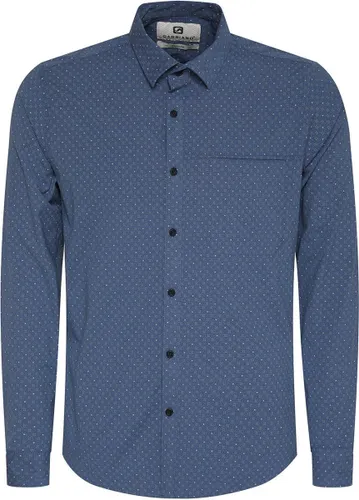 Gabbiano Overhemd Overhemd Met Grafische Print 334225 308 Indigo-navy Mannen