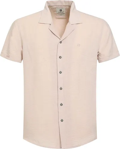 Gabbiano Overhemd Overhemd Resort Linnenlook 334554 01 Beige Mannen