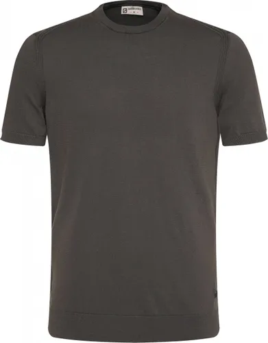 Gabbiano T-shirt Gebreid T Shirt 154210 412 Black Coffee Mannen