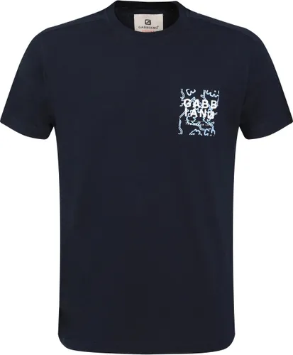 Gabbiano T-shirt Jersey T Shirt Met Print 154526 301 Navy Mannen