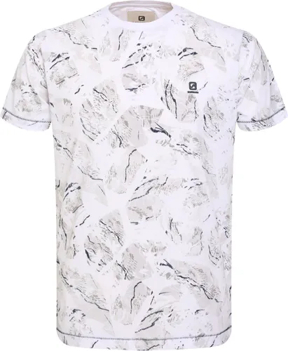 Gabbiano T-shirt T Shirt Met Allover Print 154529 101 White Mannen