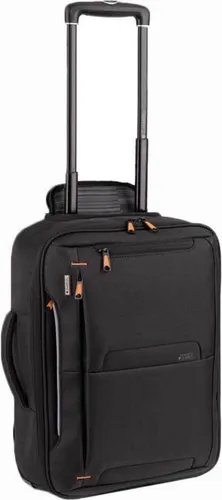 Gabol - Piloto Roma - handbagage laptop rugzaktrolley - zwart