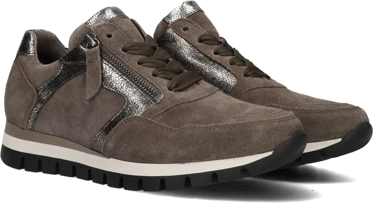 GABOR Dames Lage Sneakers 438 - Taupe