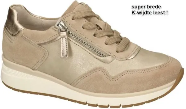 Gabor -Dames - taupe - sneakers