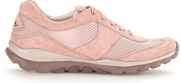 Gabor rollingsoft sensitive 26.966.35 - dames rollende wandelsneaker - roze