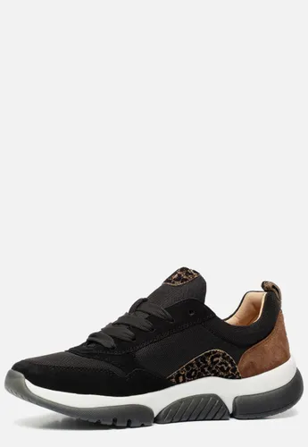 Gabor Sneakers zwart leopard Synthetisch