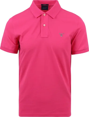 Gant - Polo Basic Roze - Regular-fit - Heren Poloshirt
