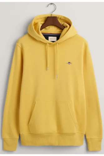 GANT Regular Fit Hooded Sweatshirt geel, Effen