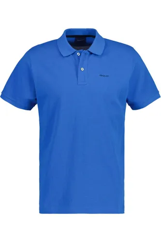GANT Regular Fit Polo shirt Korte mouw blauw