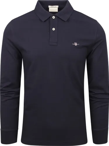 Gant - Rugger Pique Polo Donkerblauw - Regular-fit - Heren Poloshirt