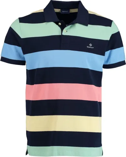 Gant - Rugger Polo Strepen Multicolour - Regular-fit - Heren Poloshirt