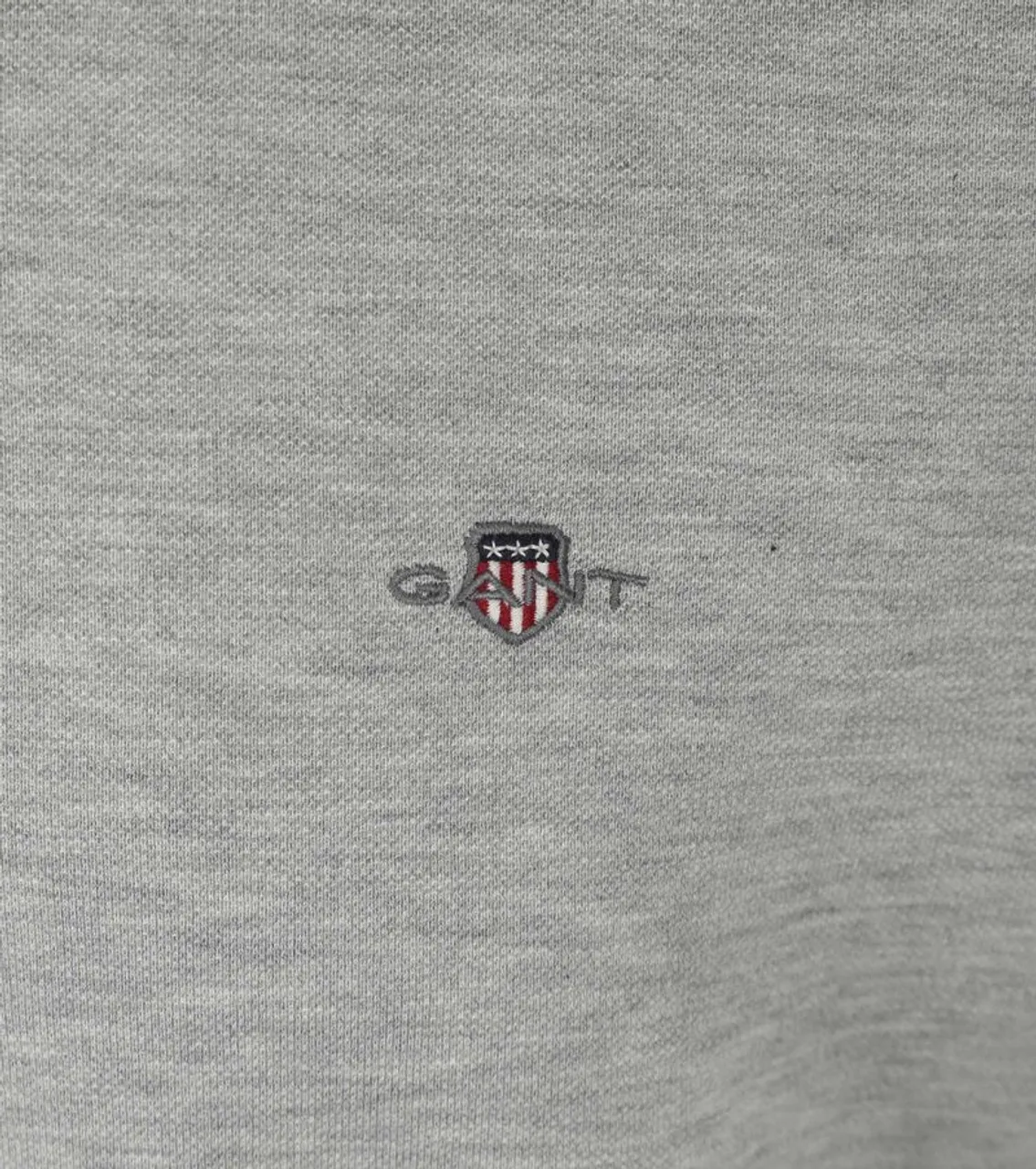 Gant Shield Piqué Poloshirt Grijs