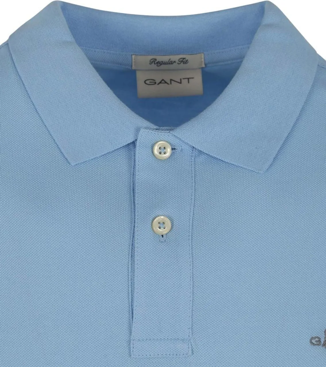 Gant Shield Piqué Poloshirt Lichtblauw