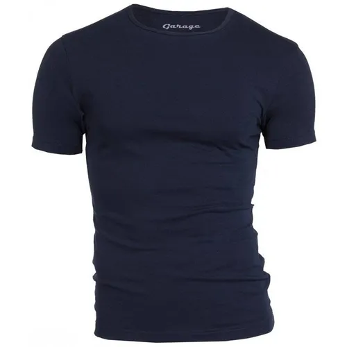 Garage T-shirt 1-pack Body Fit Ronde Hals Navy   