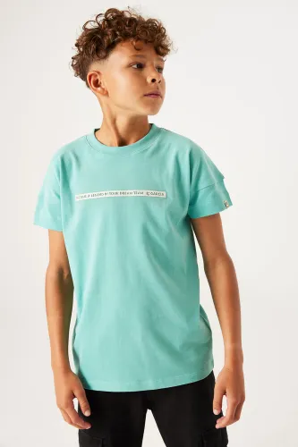 Garcia t-shirt turquoise