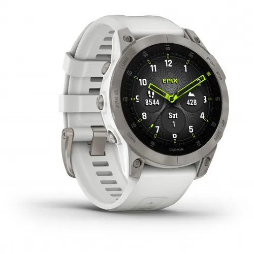 Garmin - Epix Sapphire - Multifunctioneel horloge wit/titanium