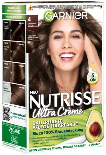 Garnier Nutrisse Permanente verzorgende haarkleur met
