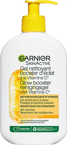 Garnier SkinActive Glow Booster Reinigingsgel met Vitamine C* - 250ML
