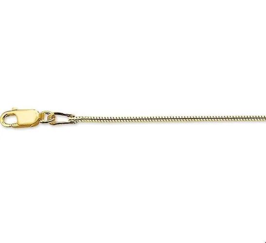Geelgouden Collier slang rond 1 4004371 45 cm