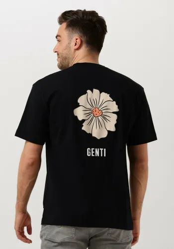 GENTI Heren Polo's & T-shirts J9079-1223 - Zwart