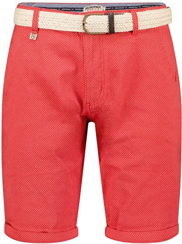 Geographical Norway Chino Bermuda Met Stretch Podex Red - L