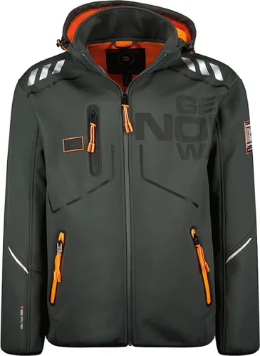 Geographical Norway Softshell Heren Jas Robin Grijs - L