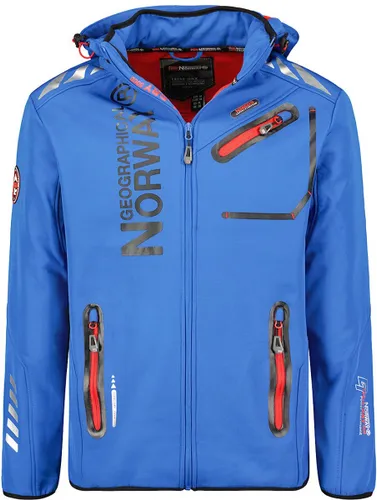 Geographical Norway Softshell Jas Heren Blue Royaute - M
