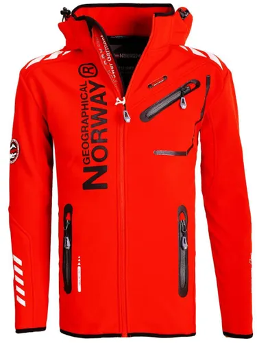 Geographical Norway Softshell Jas Heren Rood Royaute - S