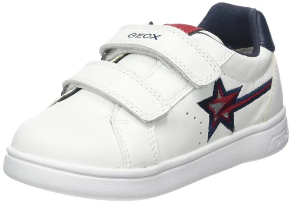 Geox Baby Jongens B Djrock Boy B Sneaker Wit/Marineblauw