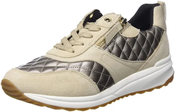 Geox D Airell, damessneakers, Sand Lt Taupe