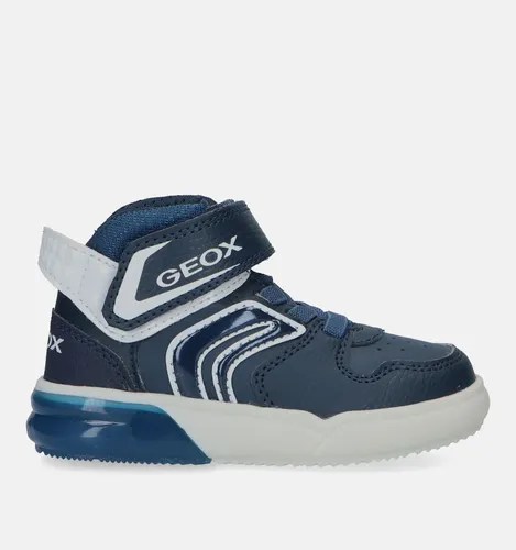 Geox Grayjay Blauwe Sneakers met lichtjes