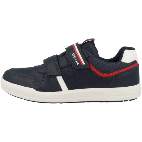 Geox J Arzach Boy Sneakers voor jongens navy/rood